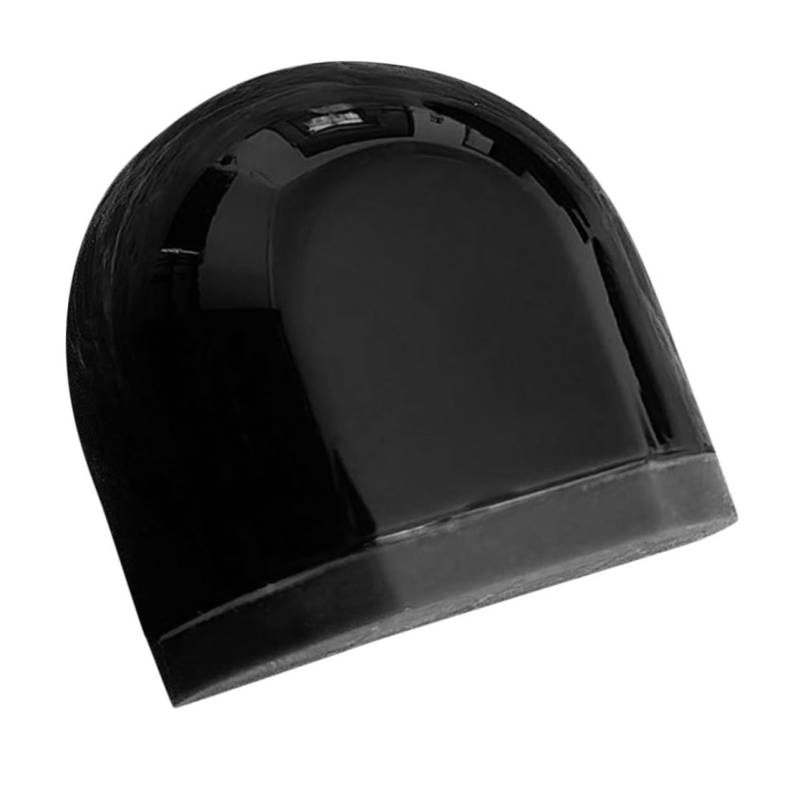 NUOBESTY Anti-Kollisions-Türstopper Wandschutz Türgriff Türstopper zum Schutz der Wand Abs handhaben Türgriffe Tor Türstopper Bodenbefestigung Türstopper mit Gummibasis Polycarbonat Black von NUOBESTY