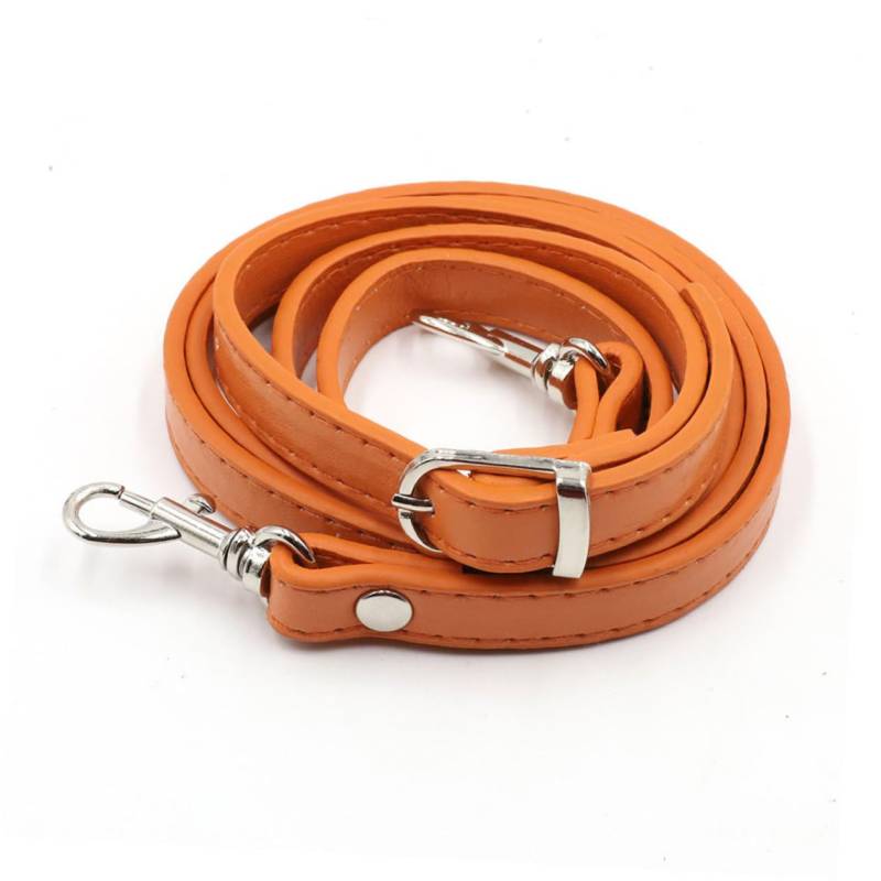 NUOBESTY Handtaschengürtel Bag Straps taschengurt umhängegurt Taschengurt mit Schnalle DIY Taschenzubehör Tragetasche Fanny Riemen Taschengriff aus Leder Schultergurt für Tasche Orange von NUOBESTY