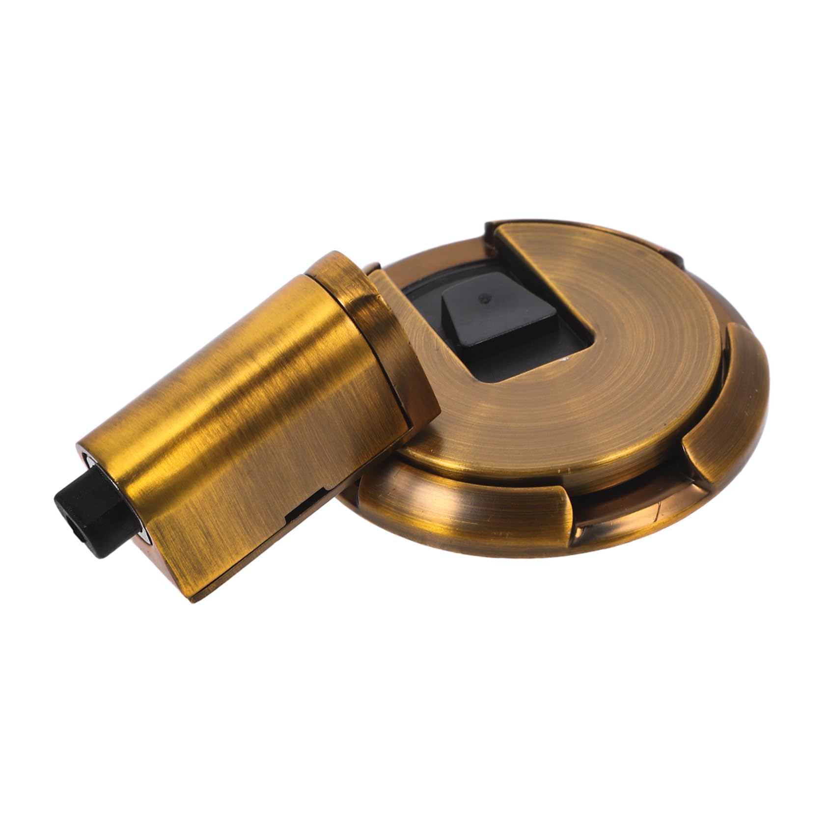 NUOBESTY Lochfreier Türstopper Kickdown-türstopper Selbstklebender Türstopper Türschutz Türstopper Für Den Innenbereich Türstopperboden Mechanischer Türstopper Golden Zinklegierung von NUOBESTY