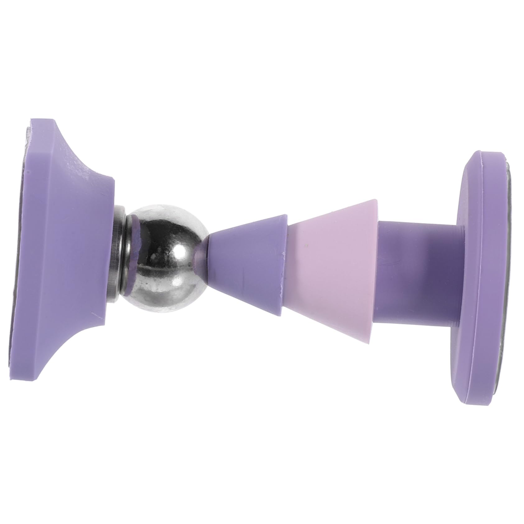 NUOBESTY Lustiger Türstopper Türzugstopper Türstopper Für Boden Toilettentürstopper Schutz Schlagfreier Türstopper Streifen Türstopper Bodenbefestigung Türstopper Für Türboden Violet Magnet von NUOBESTY