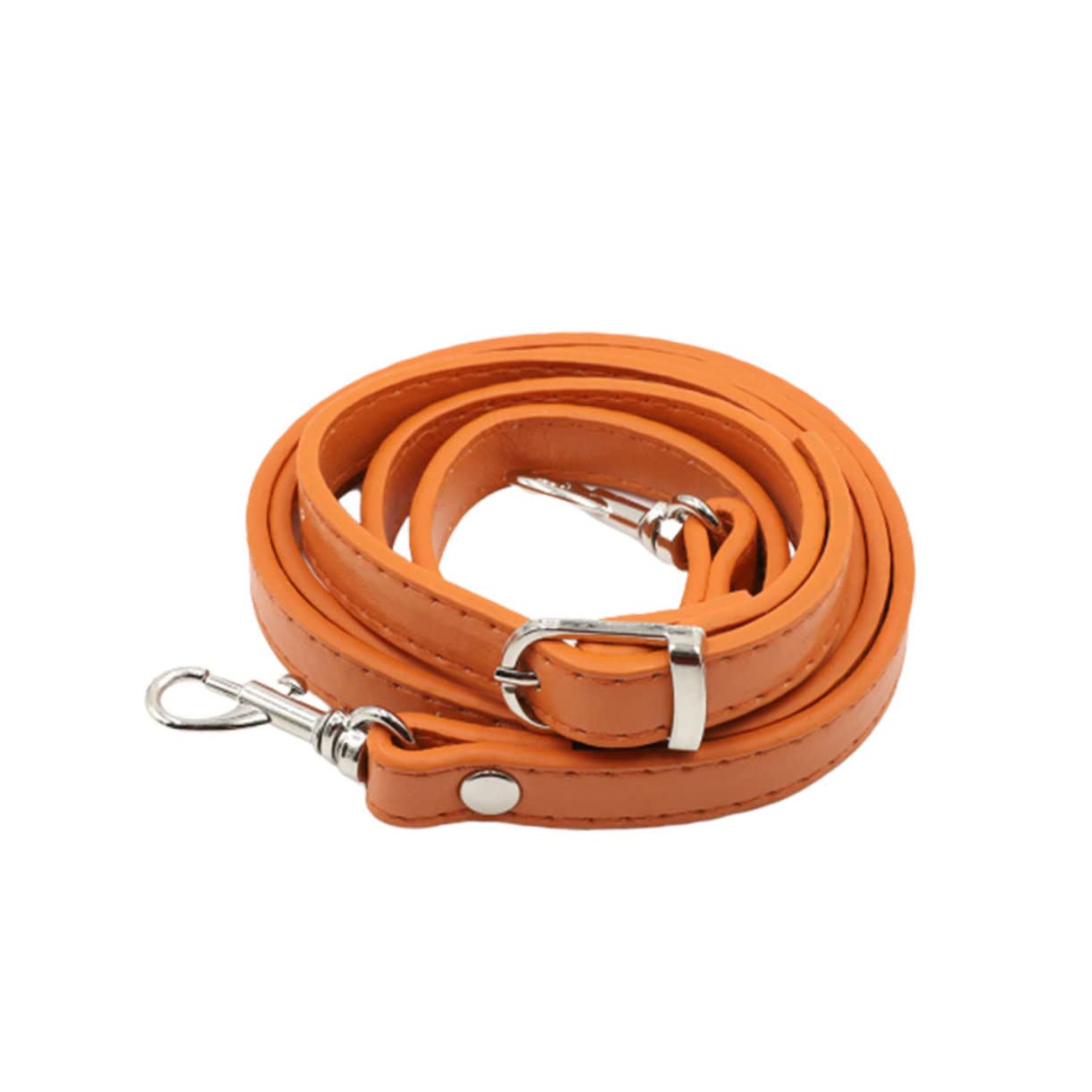 NUOBESTY Taschengriff aus Leder Riementasche Tragetasche Splitter-Geldbörse miserabel Kulturbeutel für Damen Bag Straps taschengürtel Handtasche Taschengurt Schultergurt für Tasche Orange von NUOBESTY