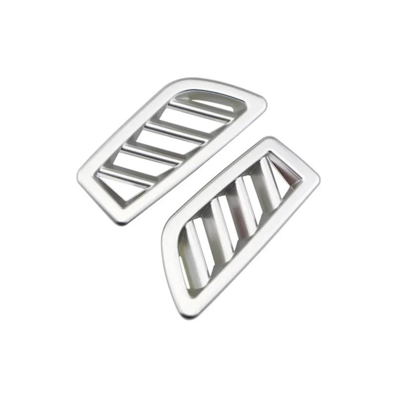 Kompatibel Mit Koleos 2016 2017 2018 2019 2020 2021 2022 Auto-Luftauslassverkleidung, AC-Entlüftungsschutz, Aufkleber Air Conditioning Vent Outlet Ring Cover(ABS Silver) von NUOSDEX