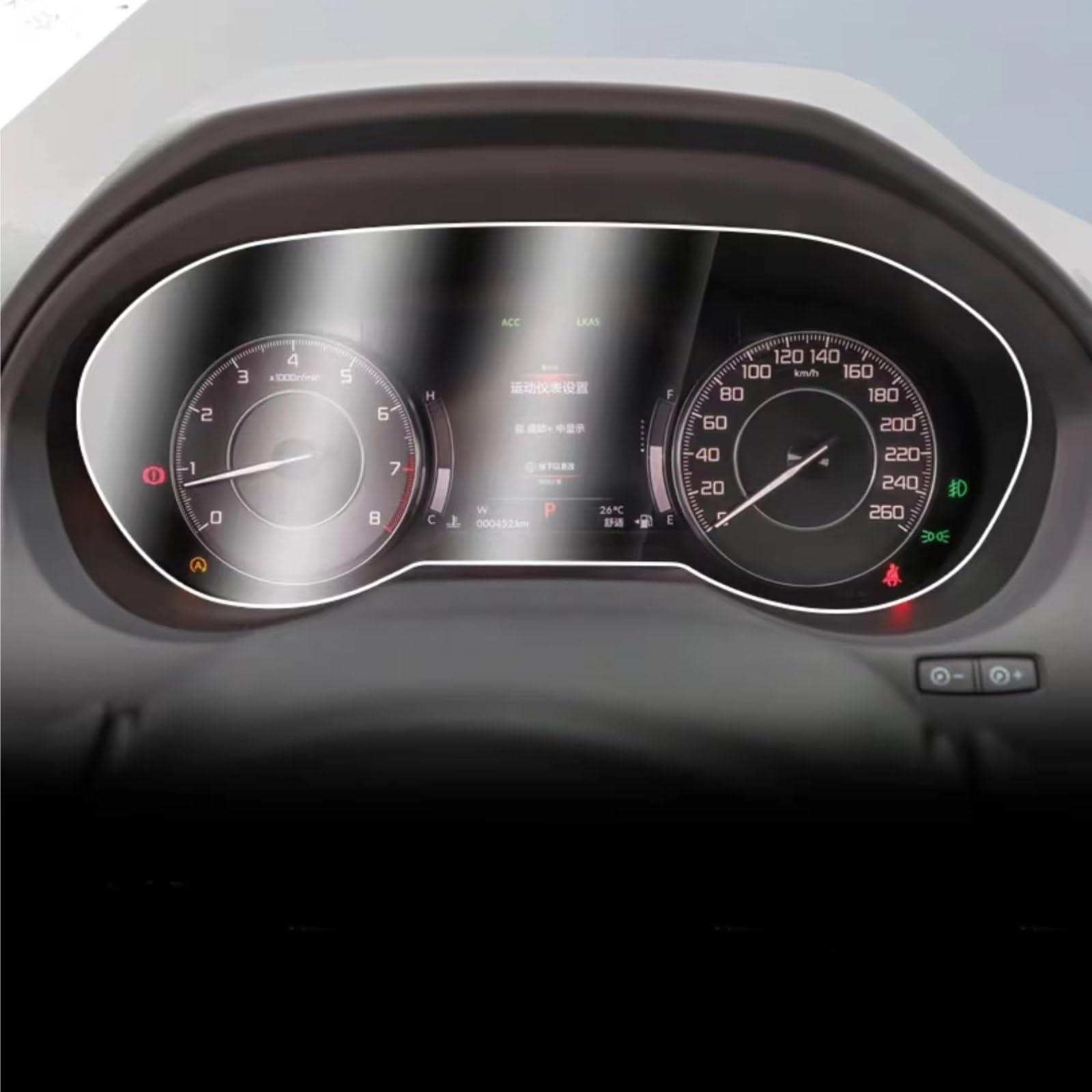 Kratzfest GPS Displayschutzfolie Kompatibel Mit Acura Für RDX 2018 2019 2020 2021 2022 Displayschutzfolie Aus Gehärtetem Glas, 10,2-Zoll-Auto-GPS-Navigationscenter-Display Und TPU-Armaturenbrett(Tpu D von NUOSDEX