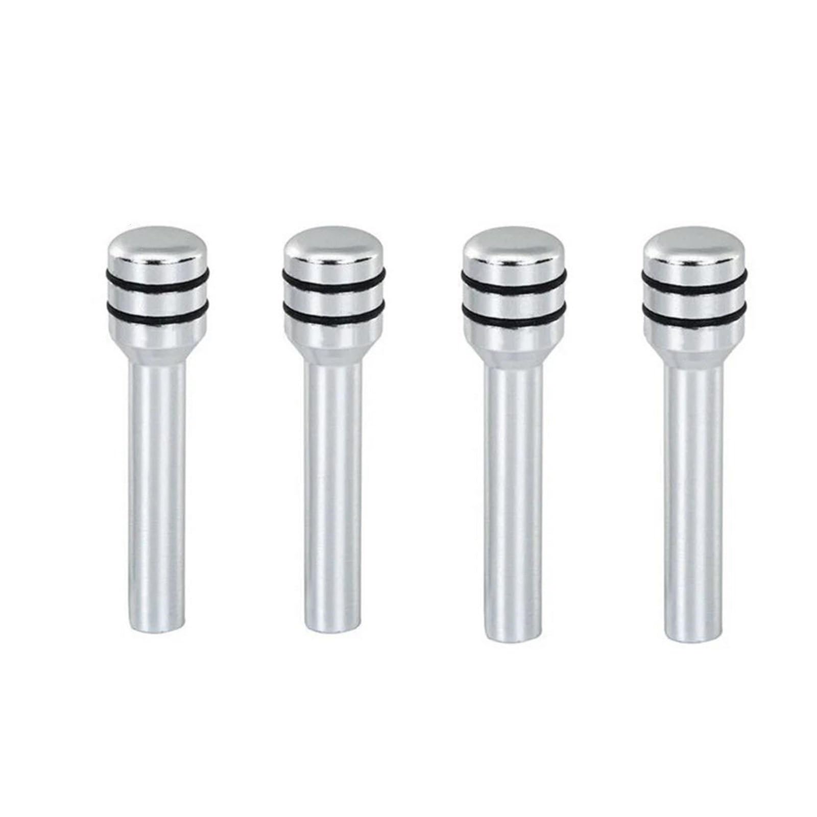 NUOSDEX Auto Türverriegelungsstift 4 Stücke Aluminium Legierung Auto Zubehör Türverriegelung Lock Knob Pull Pins Abdeckung Auto Innen Ersatzteile(C) von NUOSDEX