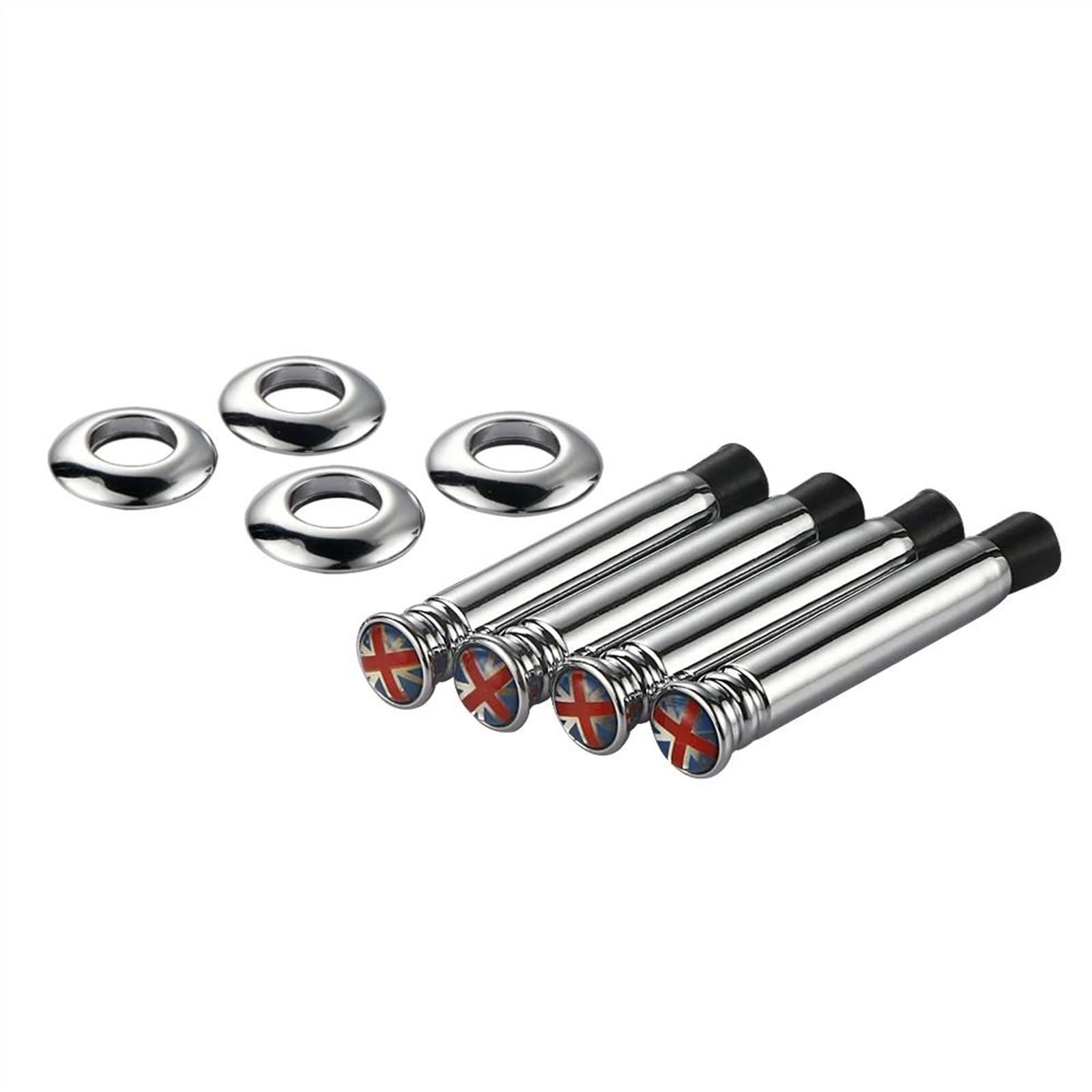 NUOSDEX Auto Türverriegelungsstift Kompatibel Mit Mini Für Cooper S Für Clubman Für Countryman R55 R56 R57 R58 R59 R60 R61 F56 Autotür Pin Lock Innenzubehör(B,4pcs) von NUOSDEX