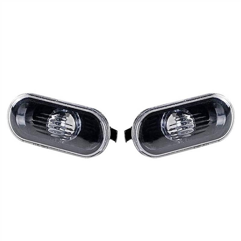 NUOSDEX Seitenblinker Kompatibel Mit VW Für Golf Für J&etta Für Passat B5/B5.5 Für R32 Für Beetle 1998–2004 2005 2 Stück Auto-Seitenmarkierungs-Blinker-Warnlampenabdeckung von NUOSDEX