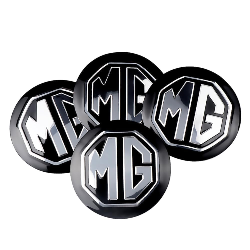 Auto-Nabenkappen-Aufkleber für MG MG4 Nabendeckel Mit Logo Radnabenkappen Wasserdicht Staubdicht Anti Rost Felgendeckel von NURCIX