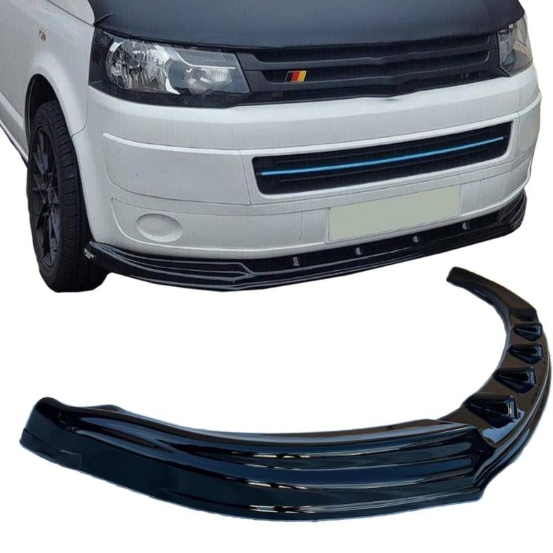 NURCIX Auto Frontsplitter,kompatibel mit VW Transporter T5.1 Facelift 2010-2015,Frontstoßstange Lip Spoiler von NURCIX