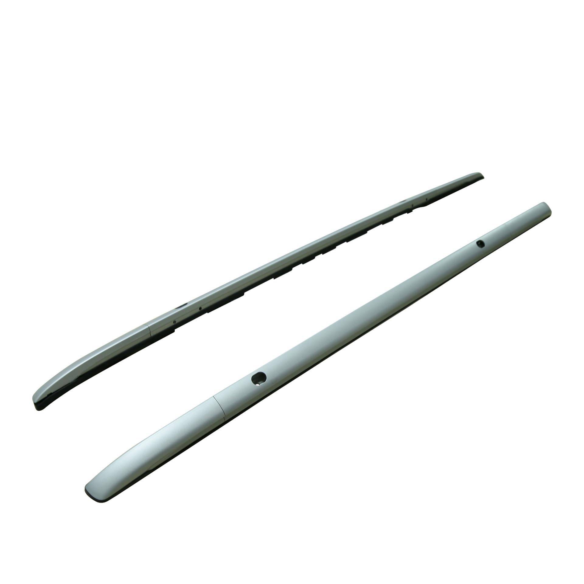 2 Stück Auto dachträger Längsstange für Kia Soul, Aluminium Dachträger Seitenschiene Bar Gepäckträger Dachträger Längsstange von NUSHKE