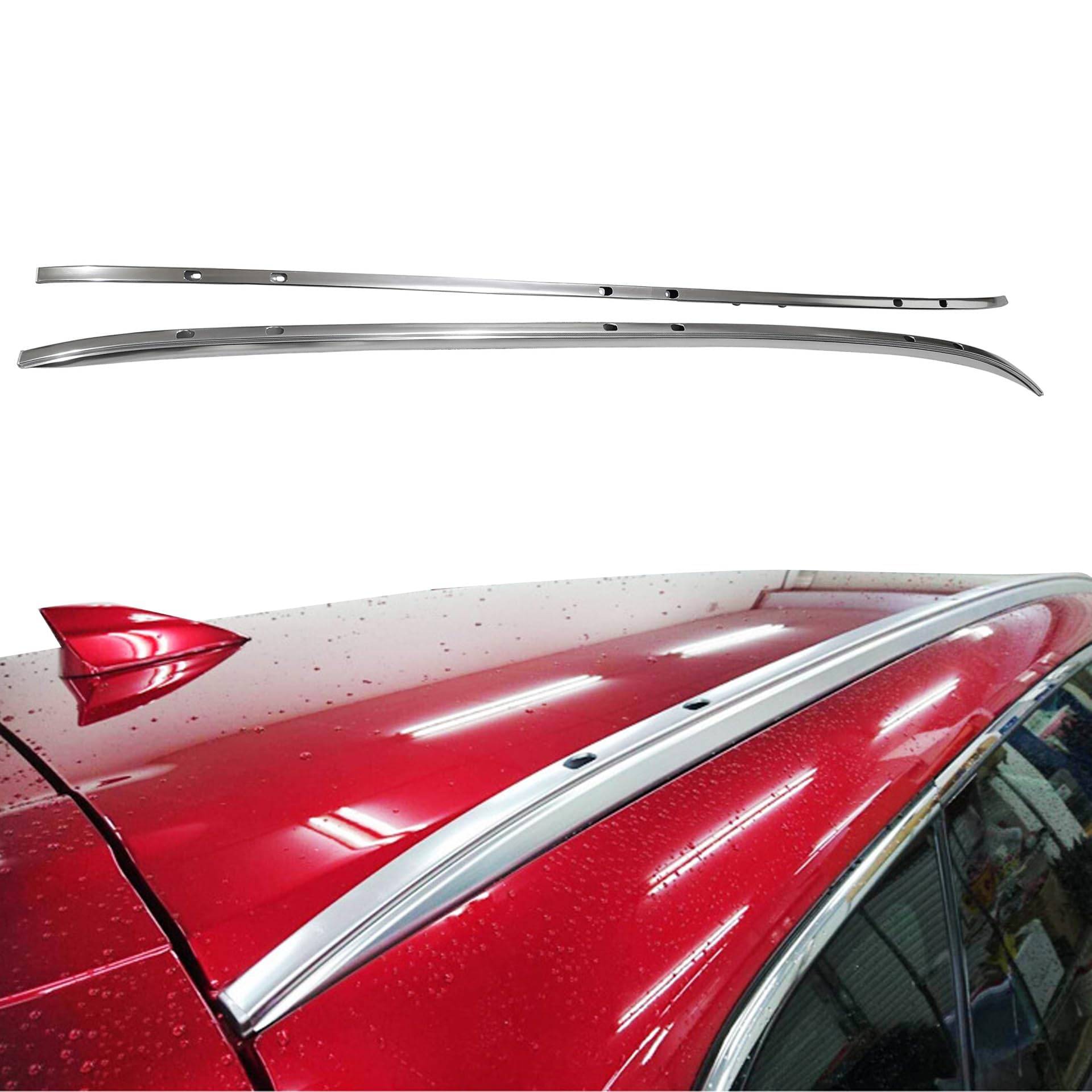 2 Stück Auto dachträger Längsstange für Mazda CX-9, Aluminium Dachträger Seitenschiene Bar Gepäckträger Dachträger Längsstange von NUSHKE