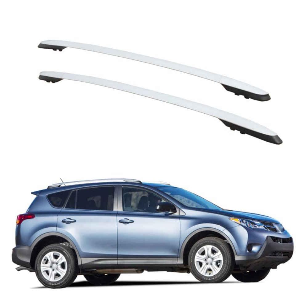 2 Stück Auto dachträger Längsstange für Toyota RAV4 2014-2018, Aluminium Dachträger Seitenschiene Bar Gepäckträger Dachträger Längsstange von NUSHKE
