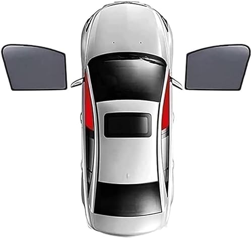 Auto Seitenscheibe Sonnenschutz für VW Tiguan L 2017-2024, Auto-Sonnenblende UV-Schutz Wärmeisoliert Schutz der Privatsphäre,A/2PCS-front-doors von NUSHKE