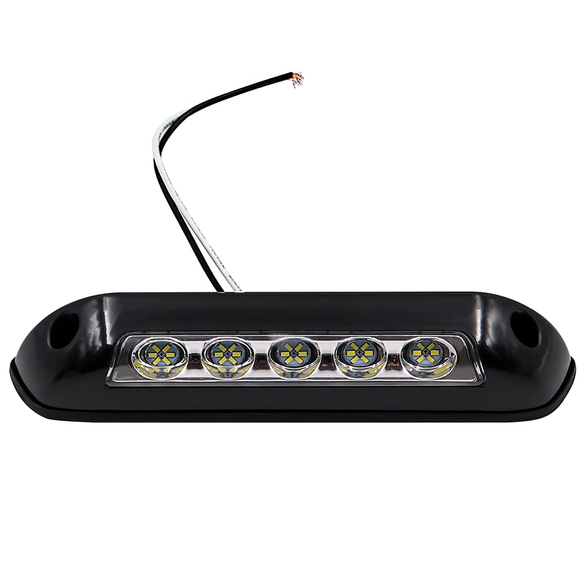 NUZAMAS 12 V 2,4 W Wohnmobil LED Markise Veranda Lesen LED Licht Wasserdicht Wohnmobil Wohnwagen Innenwandleuchten Lichtleiste Wohnmobil Van Camper von NUZAMAS