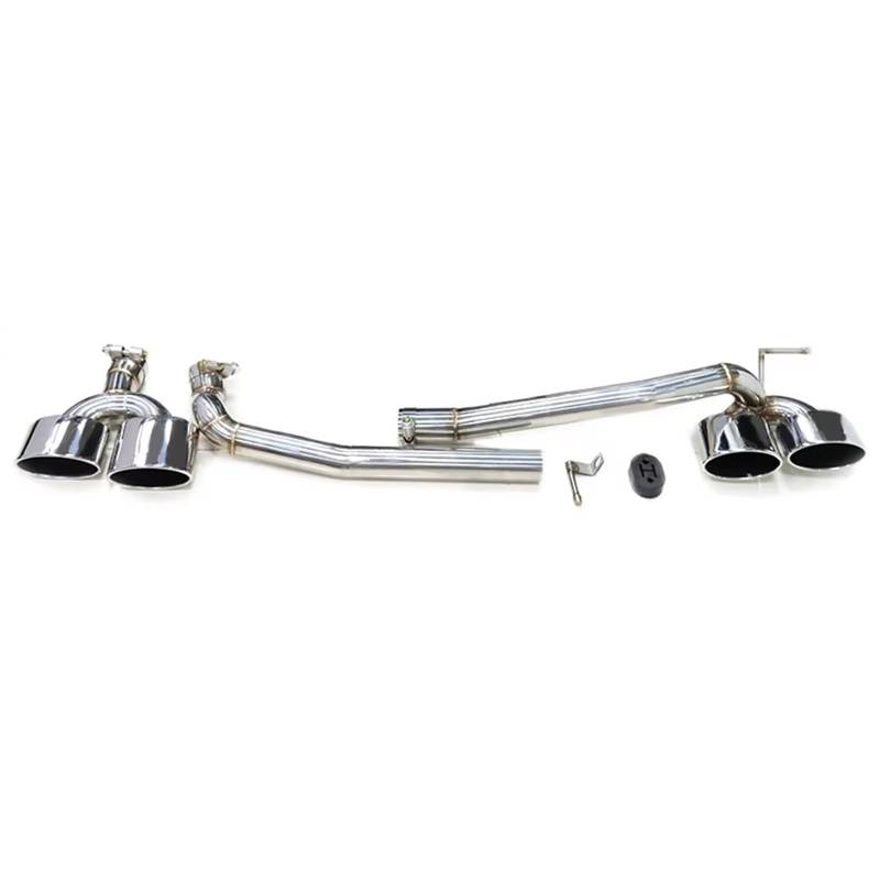 Auspuffspitze Für Benz W204 C200 C180 C260 C63 2008-2013 Auspuffrohr Abgasanlage Ovale Düse Autoauspuffspitze Auspuffendrohr(Silver 22cm) von NVETJMUA