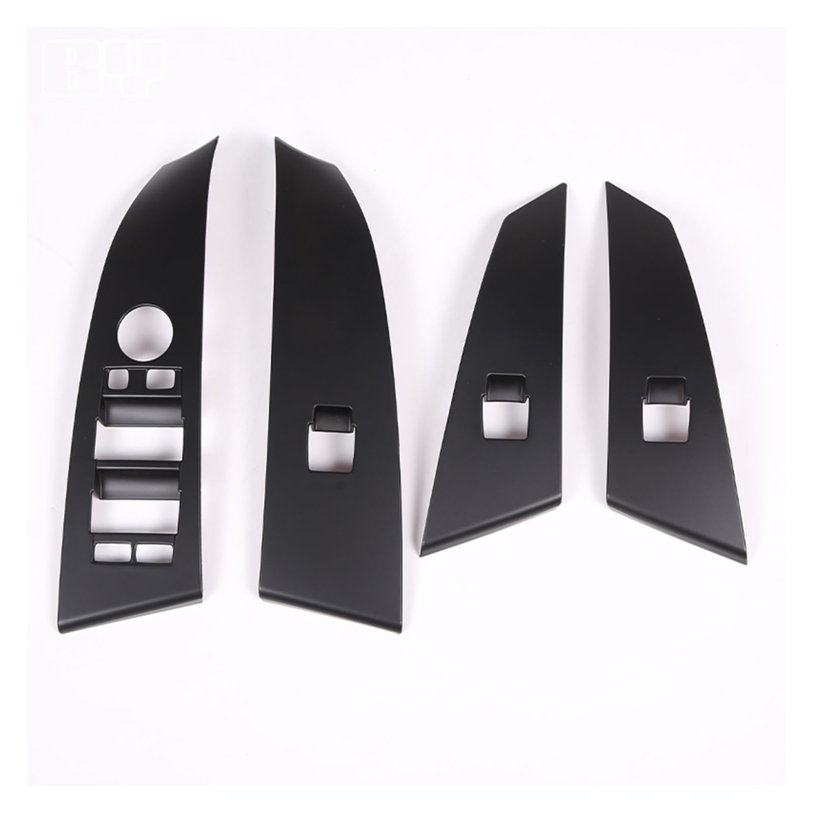 Auto-Innenzubehör Für 5 Series E60 2004 2005 2006 LHD Fensterheber-Taste Schalter Panel Abdeckung Rahmen Trim Innen Auto Zubehör Innenausstattung Formteile(Matte Black) von NVETJMUA