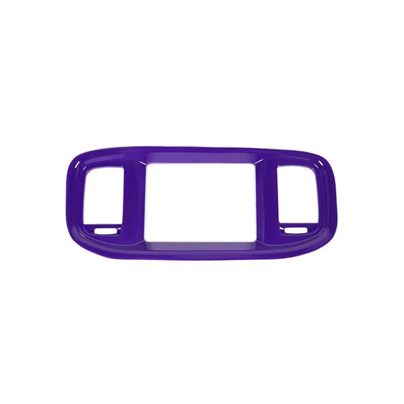 Auto-Innenzubehör Für Dodge Für Ladegerät 2015 Up Innenleisten Auto Navigation Panel Dekoration Abdeckung Aufkleber Innenausstattung Formteile(Purple) von NVETJMUA