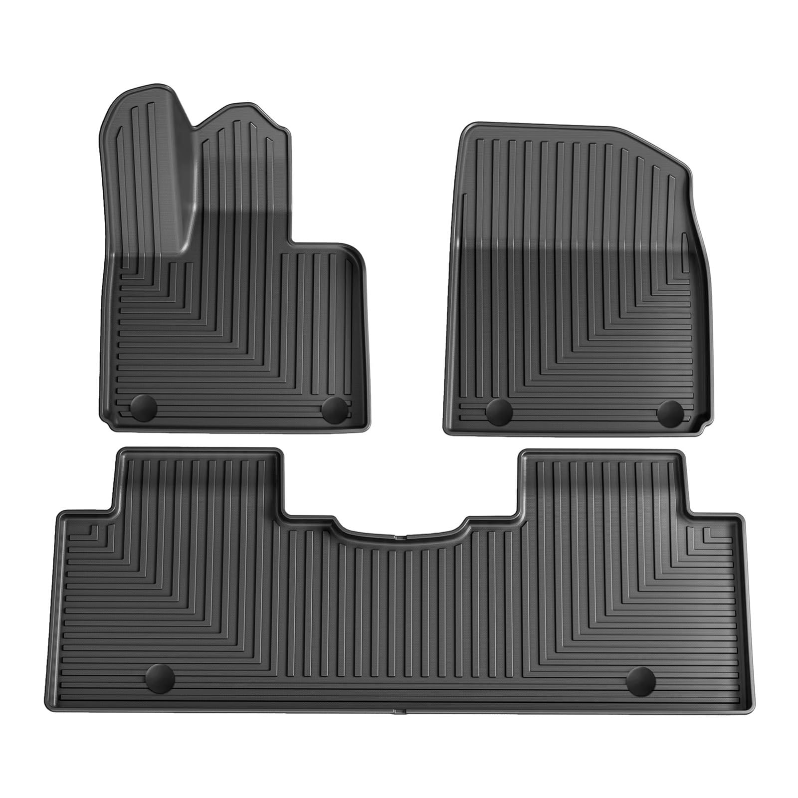 Auto-Innenzubehör Für Xpeng G9 2023 2024 2025 Auto Fußmatten Cargo-Liner Trunk Pad 3D Fußmatte Innenausstattung Formteile(LHD 3Piece) von NVETJMUA