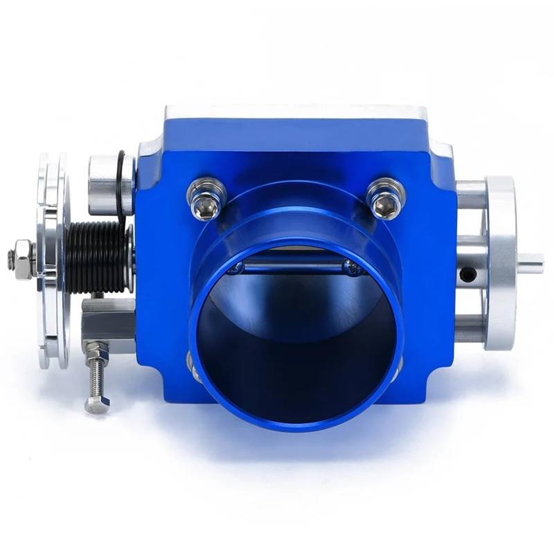 Komplette Drosselklappe Für Tänz Ansaugstutzen Billet Aluminium High Flow JR6965 65mm Drosselklappengehäuse Drosselklappengehäuse Kraftstoffsystem Drosselklappenbaugruppe(Blue) von NVETJMUA