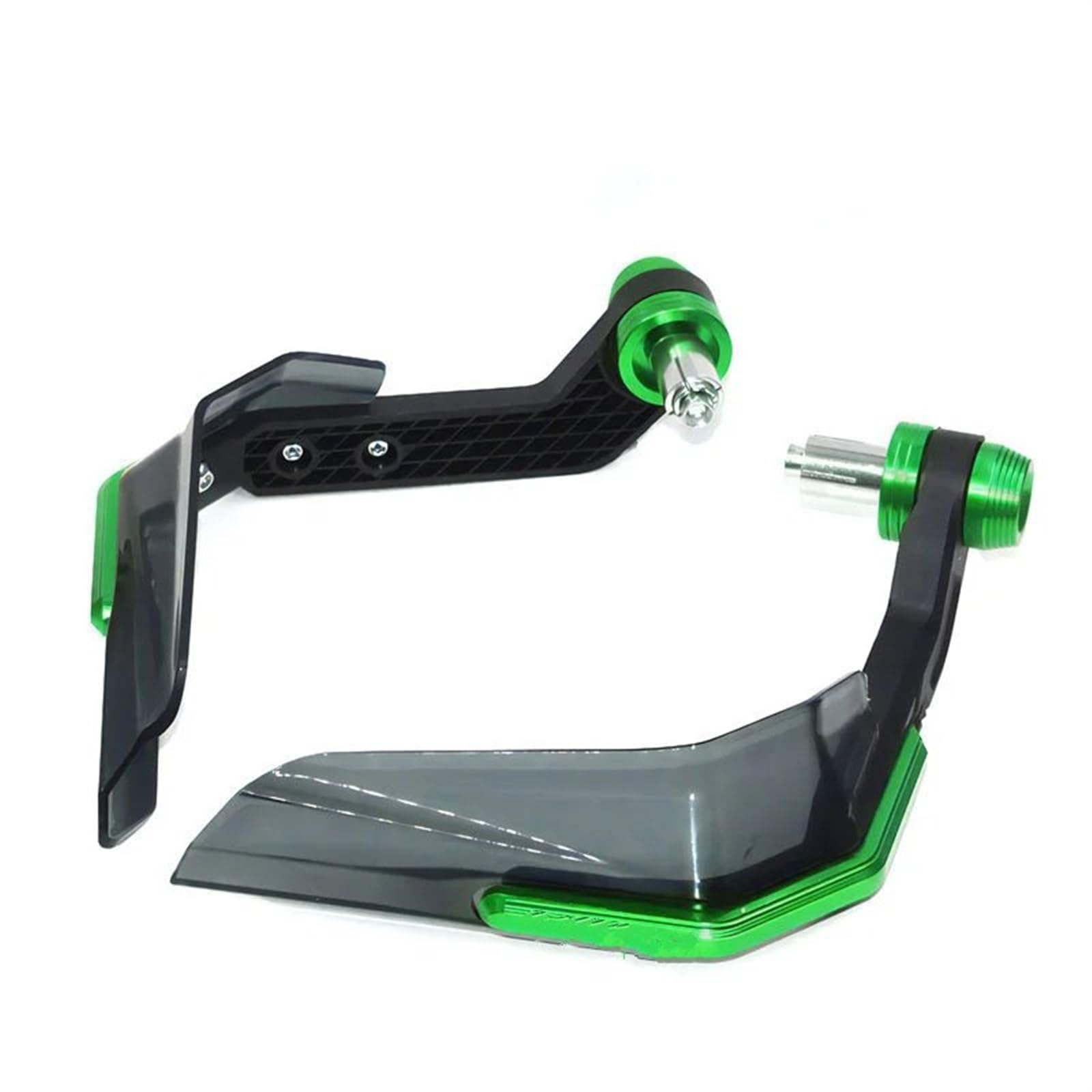 Motorrad Handschützer Für Kawasaki Für Z650 2006-2022 Motorrad Handschutz Schild Hand Guard Protector Windschutzscheibe Motorrad Lenker Handschutz(Green) von NVETJMUA