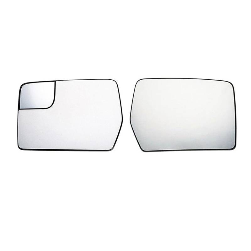 NVETJMUA Spiegelglas Für Ford F 150 2011 2012 2013 2014 Außen Zubehör Beheizte Auto Vordertür Seite Rückansicht Flügel Spiegel Glas Mit Basis Platte Seitenspiegelglas(Links und rechts) von NVETJMUA