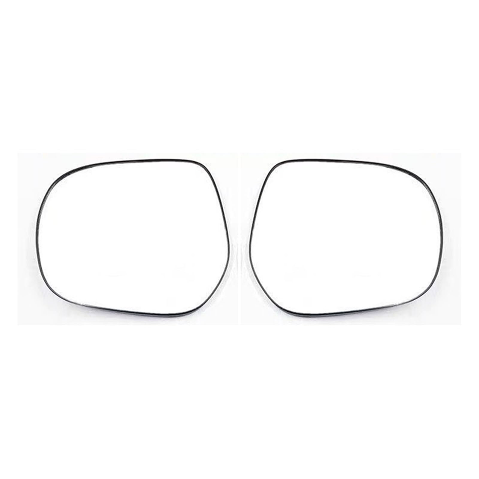 NVETJMUA Spiegelglas Für Toyota Für Land Für Cruiser Für Prado 150 Für Serie 2009-2016 Links Oder Rechts Erhitzt Flügel Hinten Spiegel Glas 87961-60B20 87931-60B30 Seitenspiegelglas(White A Pair) von NVETJMUA