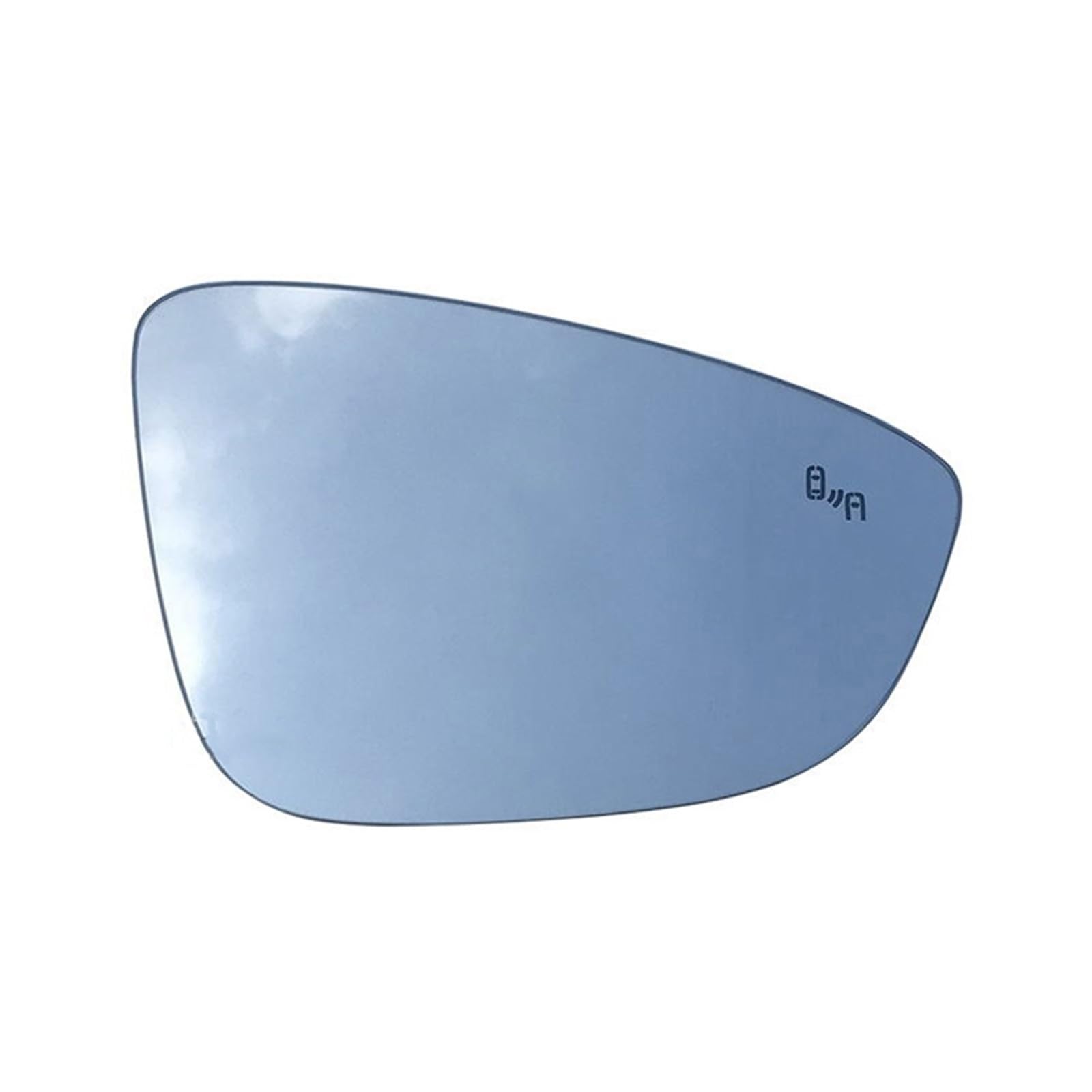 NVETJMUA Spiegelglas Für VW Für Jetta Für Passat B7 CC Für Bora Für Beetle Für Scirocco Erhitzt Blind Spot Warnung Flügel Hinten Spiegel Glas 3C8857521 3C8857522 Seitenspiegelglas(Rechts) von NVETJMUA