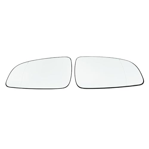 NVETJMUA Spiegelglas Für Vauxhall Für Astra H 2004 2005 2006 2007 2008 2009 Auto Außentür Seite Rückansicht Erhitzt Flügel Spiegel Glas Mit Trägerplatte Seitenspiegelglas(Links und rechts) von NVETJMUA