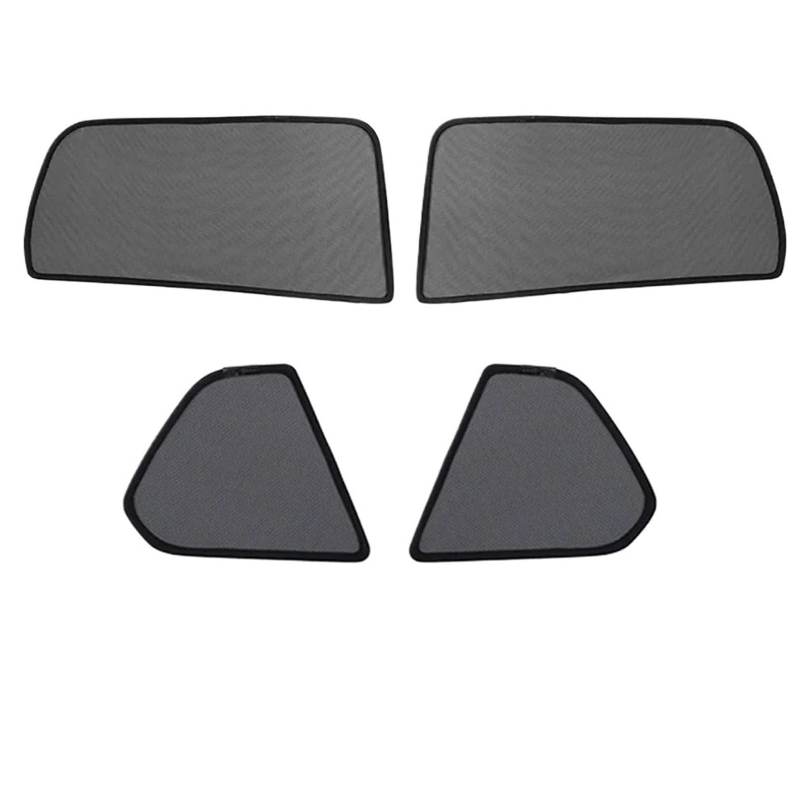 Sonnenschutz Auto Für Volvo Für XC60 2018 2019 2020 2021 2022 2023 Magnetische Auto Sonnenschutz Beifahrerseite Fenster Sonnenschutz Vorhänge Magnetischer Auto Sonnenschutz(4PCS Rear Triangle) von NVETJMUA