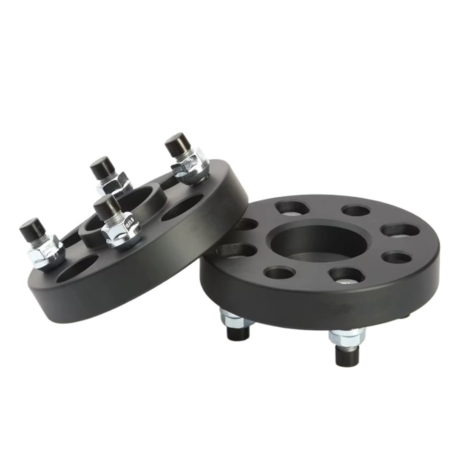 Spurplatten Für Alfa Für Romeo 145/146/155/164 Für Mito 2 Stück 15/20/25/30/35/40mm PCD 4x98 CB 58,1mm Spurverbreiterungen Adapter Anzug Für 4 Lugs M12x1,25 Distanzscheiben Auto(2Piece 30mm Black) von NVETJMUA