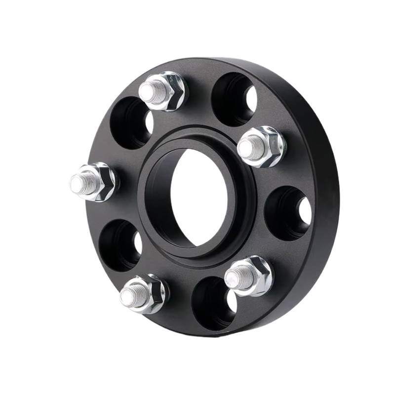 Spurplatten Für Jaguar Für XJ Für XF Für S-TYPE 2 Stück Rad Spacer Adapter PCD 5x108 CB 63,4 Distanzscheiben Auto(2Piece Black 15mm) von NVETJMUA