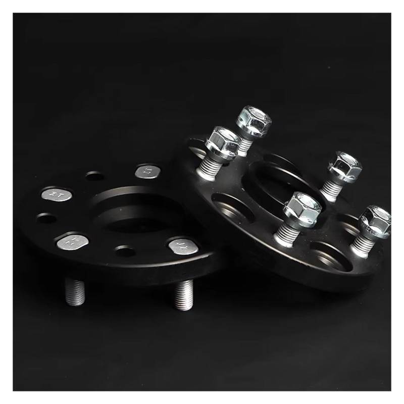 Spurplatten Für Jeep Für Patriot 2007-2017 Für Kompass 2006-2016 2 Stück 15/20/25/30/35/40 Aluminium Rad Spacer Adapter PCD 5x114,3 CB 67,1 Distanzscheiben Auto(2Piece 15mm Black) von NVETJMUA