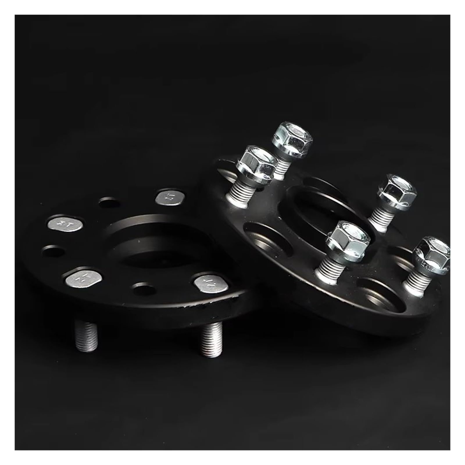 Spurplatten Für Nissan 350Z/370Z Für GTR Für Maxima Für Altima Für Fuga Für Leaf 2 Stück 15/20/25/30/35mm 5x114,3 66,1mm Rad Spacer Adapter Distanzscheiben Auto(2Pieces 40mm black) von NVETJMUA