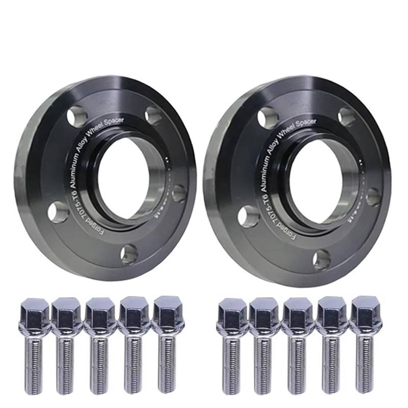 Spurplatten Für Toyota 86 2 Stück 15/20/25/30/mm 5x100 56,1mm Rad Spacer Adapter 5 Lug Distanzscheiben Auto(2Piece Adapter 15mm-BK) von NVETJMUA