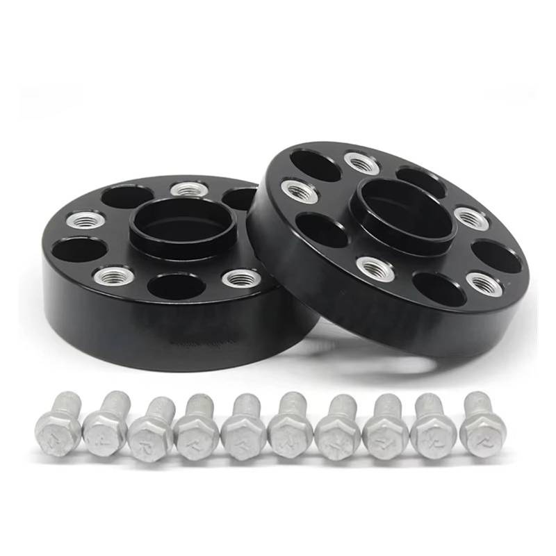 Spurplatten Für X6 F01 F02 F03 F04 F06 F07 F10 F11 F12 F13 F18 5/6/7 Serie 2 Stück 30/35/40/45mm 5x120 72,56mm Rad Spacer Adapter Distanzscheiben Auto(2Piece 30MM) von NVETJMUA