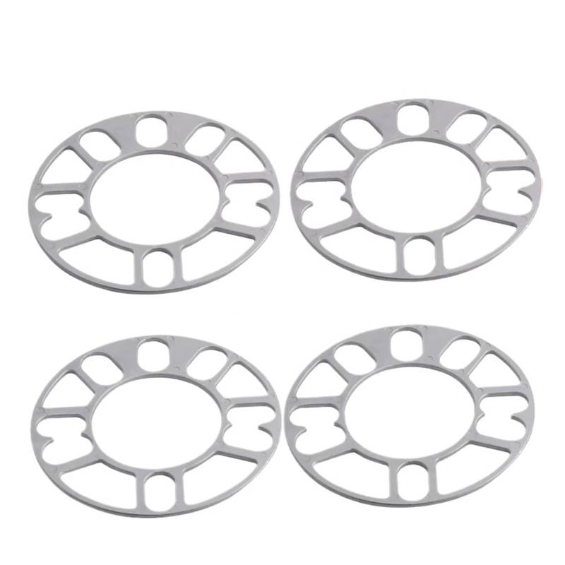 Spurplatten Universal Auto Rad Reifen Spacer Adapter Shims Platte 4 Stück 4X98 4X100 4X108 4x110 4x112 4x114,3 5x100 5x110 5x112 5x115 5x120 Distanzscheiben Auto(10mm Spacer) von NVETJMUA