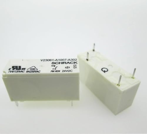 24V relay V23061-A1007-A302 24VDC V23061-A1007-A302-24VDC V23061-A1007 V23061 A1007 A302 8A DIP4 NWPNLXEA(One Size) von NWPNLXEA