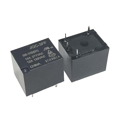 5PCS HF- JQC-3FF-5 005 9 009 12 012 24 024 VDC -1ZS 1HS 4 feet/ 5 feet Relay NWPNLXEA(5PCS JQC-3FF-005-1HS) von NWPNLXEA