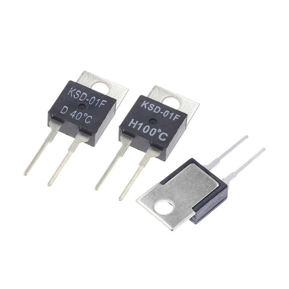 5PCS KSD-01F/JUC-31F Temperature Switch Relay Thermal Control TO-220 H/D 40/45/50/55/60/65/70/75/80/85/90/95 Centigrade NWPNLXEA(150C,D (Normally Closed)) von NWPNLXEA