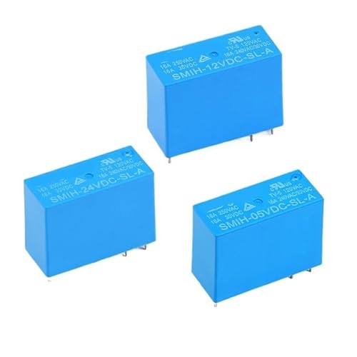 5PCS SMIH-05VDC-SL-A SMIH-12VDC-SL-A SMIH-24VDC-SL-A 05 12 24 V Relays 250V 16A 8PIN SMIH-05V 12V 24VDC-SL-A 6Pin Relay NWPNLXEA(24V) von NWPNLXEA