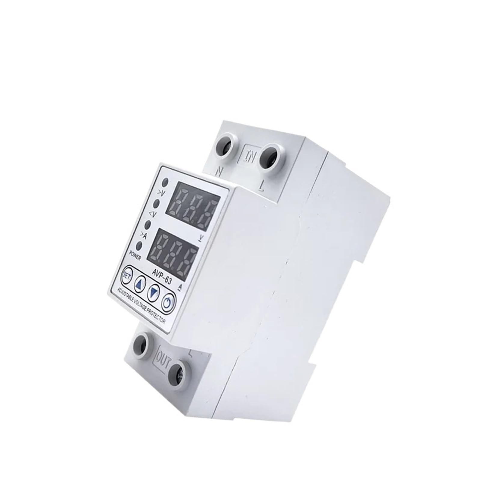 AVP 40A 63A 230V Overvoltage Current Reclosing Protector Under Voltage Protective with Dual Digital Display 40A 63A 80A 220V NWPNLXEA(63A) von NWPNLXEA