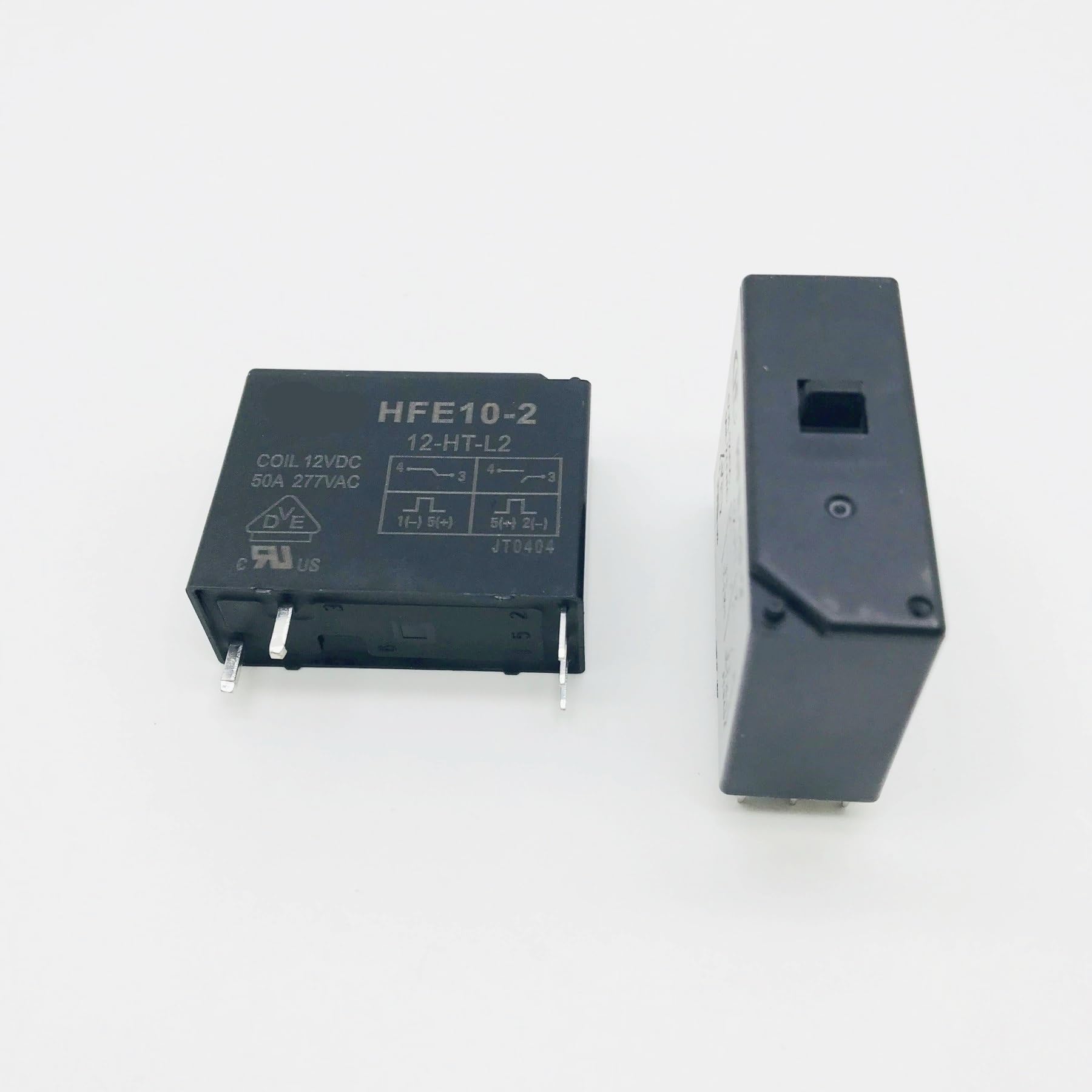 HFE10-2-12-HT-L2 Magnetic Holding Relay 12VDC set of normally open double coil 50A with switch NWPNLXEA von NWPNLXEA