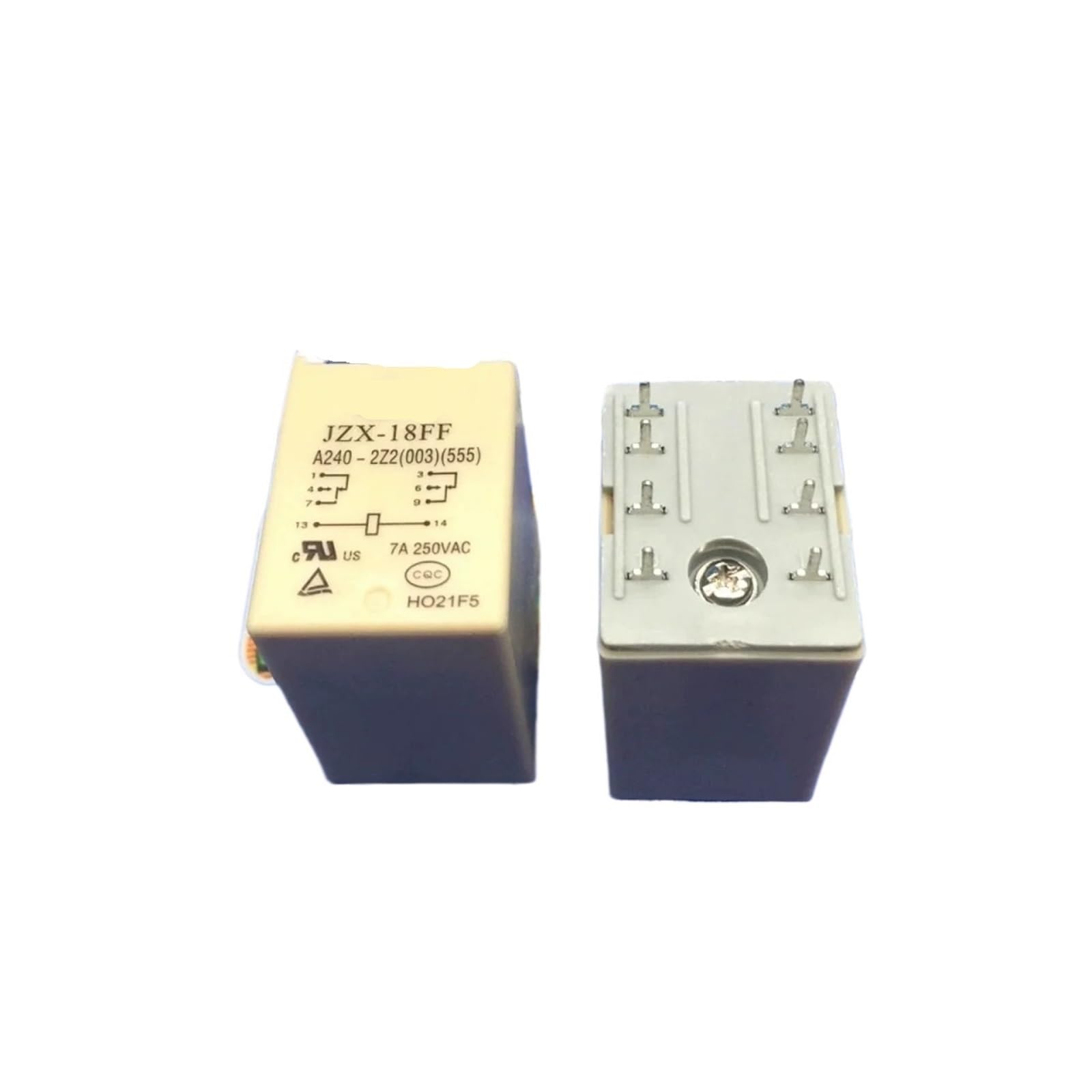 JZX-18FF-A240-2Z2 (003) (555) Relay Two Group Conversion 7A Solder Pin NWPNLXEA von NWPNLXEA