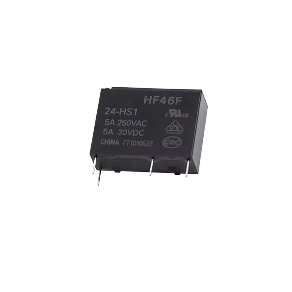 Relay HF46F-5-HS1 HF46-12-HS1 HF46F-24-HS1 A set of normally open 5A 4-pin NWPNLXEA(HF46F-24-HS1,One Size) von NWPNLXEA