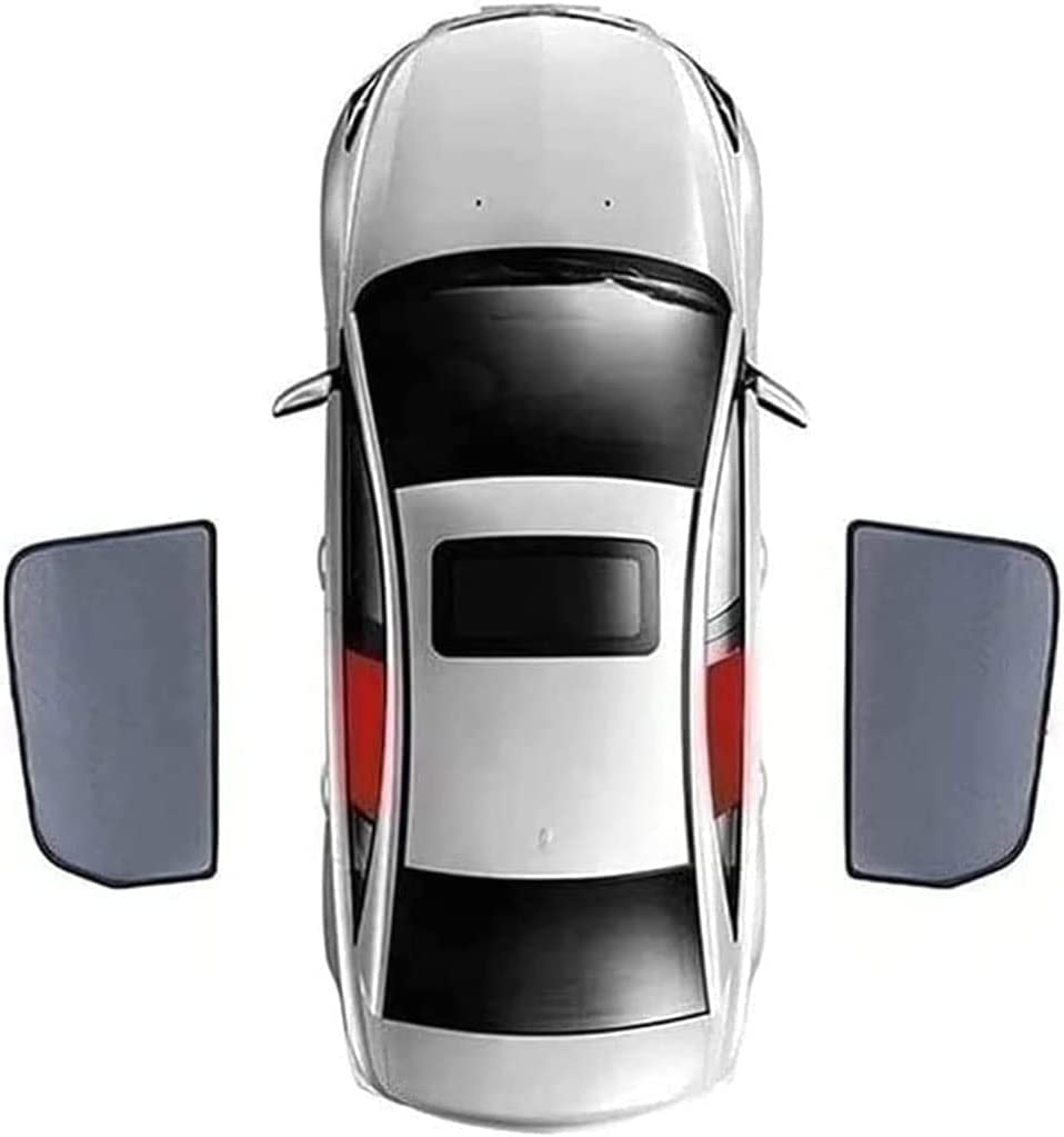 Auto Seitenfenster Sonnenschutz für Mercedes-Benz V250D Diesel Version 2016-2023, Front Heck Seitenscheibe Sonnenblende UV Schützt Mitfahrer Kinder Haustiere,B/2-rear-windows von NYCAA