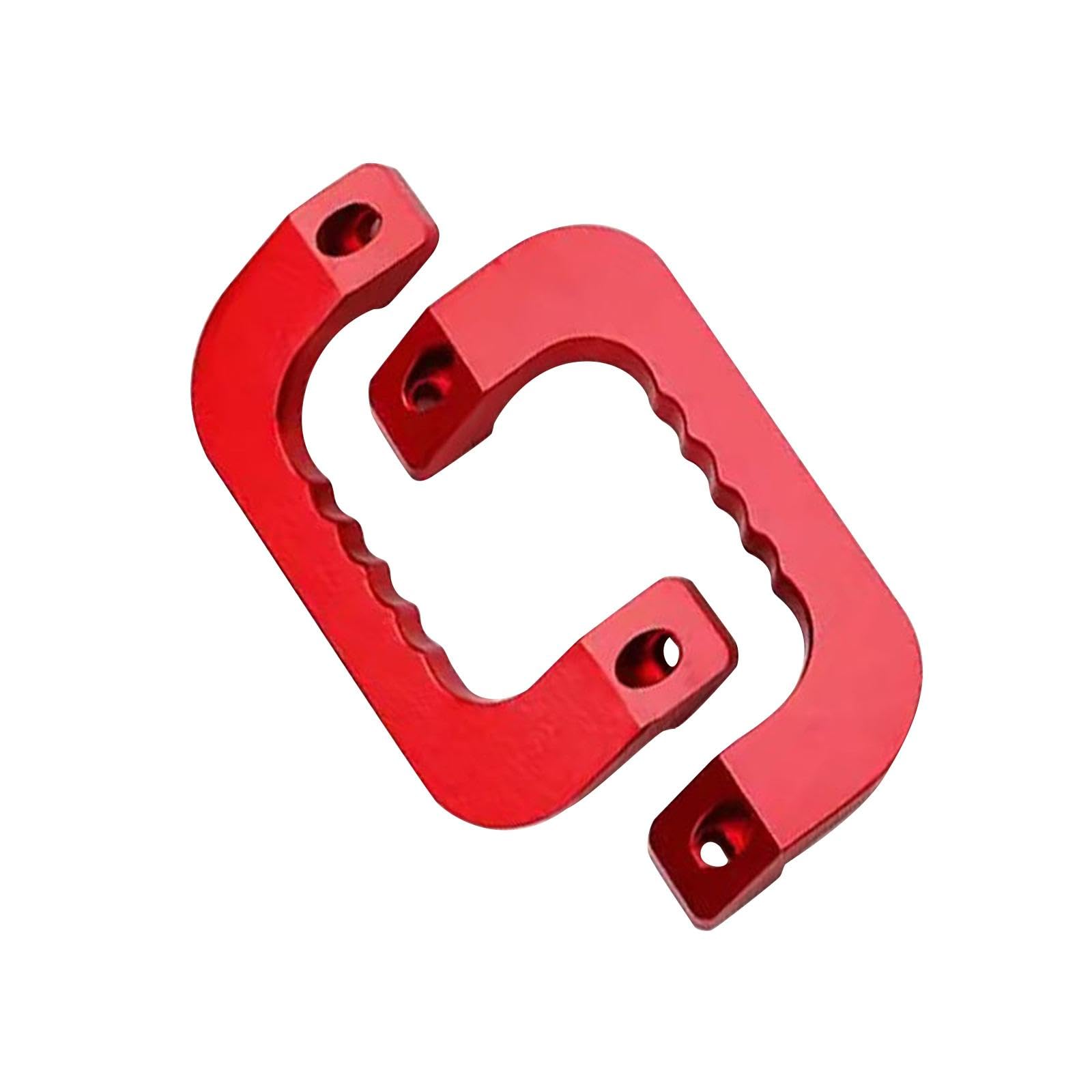 Haltegriff Dachgriff Grip Assist Griff Ersatzgriff Pkw-Innenraum Heavy Duty Premium for Wohnmobilanhänger Billet-Haltegriff, rot(Red) von NYCBZ