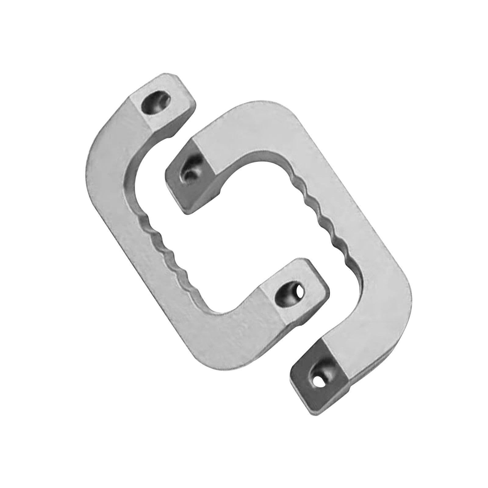 Haltegriff Dachgriff Grip Assist Griff Ersatzgriff Pkw-Innenraum Heavy Duty Premium for Wohnmobilanhänger Billet-Haltegriff, rot(Silver) von NYCBZ