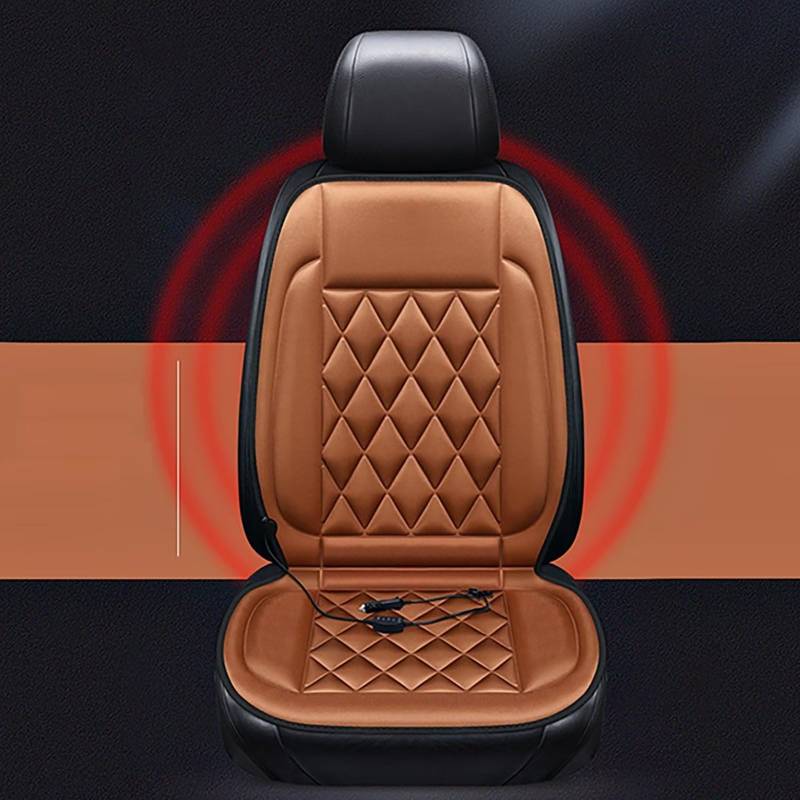 NYCUBE Car Seat Heater, Seat Heating Car Cushion 12 V, Car Seat Heater, Seat Heating Car Retrofitting, 12 V Quick Heating Car Seat Heater, Seat Heating Car Cushion 13 V Cigarette Lighter, Black von NYCUBE