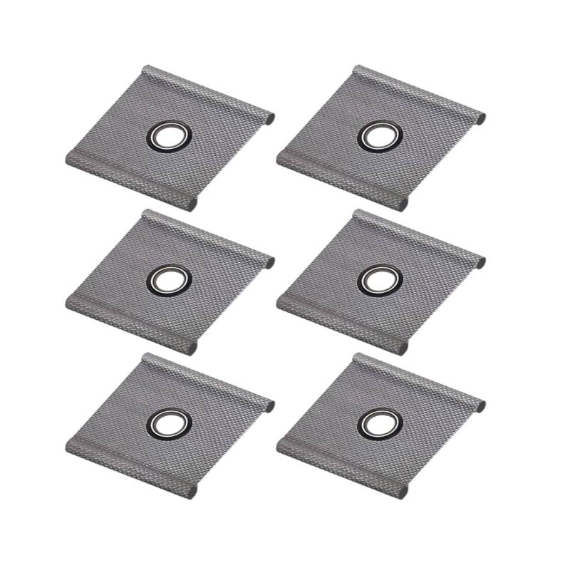 NYGGTYK 6er-Pack Markisenhaken, Kanalschienenhaken, Wohnwagenhaken, Kanalösen Für Wohnwagen-Markisen, Wohnmobil-Zubehör, Passend Für Kanalösen 5/6 Mm Bis 7/8 Mm von NYGGTYK