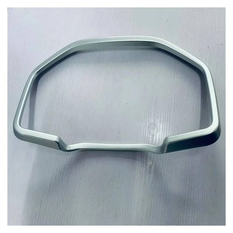 Auto Zubehör Innenraum Für Mitsubishi Für Outlander RHD 2022 2023 2024 Auto-Dashboard Instrument Frame Panel Cover Borte Dekoration Aufkleber Dekorative Zubehör(Mattes Silber.) von NYSFIFHSKFH