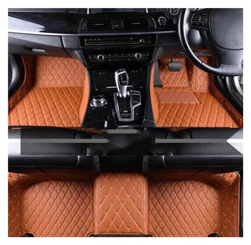 Antirutschmatten Für Kia Für Sorento 2002 2003 2004 2005 2006 Auto Fußmatten Anti-schmutz Anti-Slip Teppich Set Auto Innen Zubehör Auto Fußmatten Set(RHD Brown) von NYSQOFMB